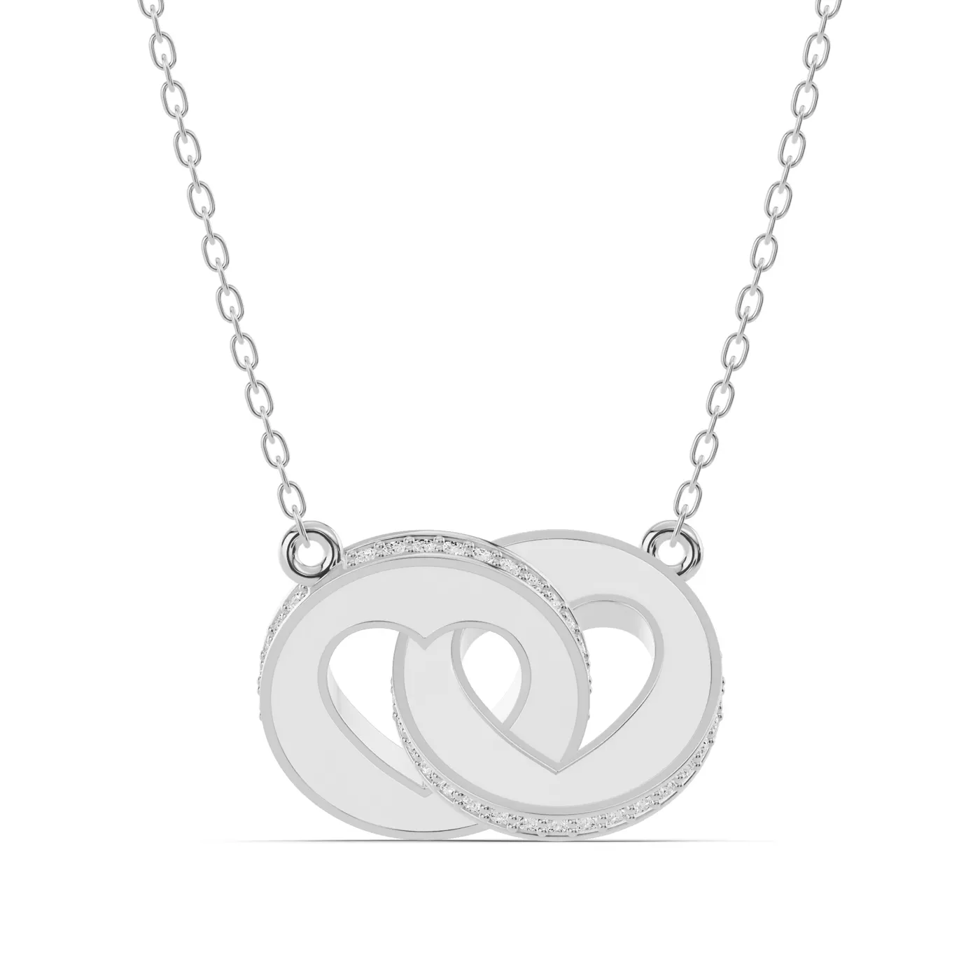 Shape With Meaning 14K White Gold Engagement Ring