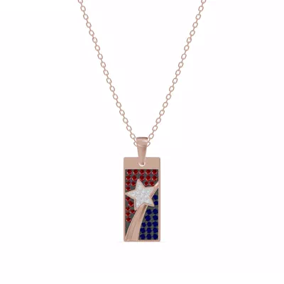 Shooting Star Tag Lab Diamond Necklace