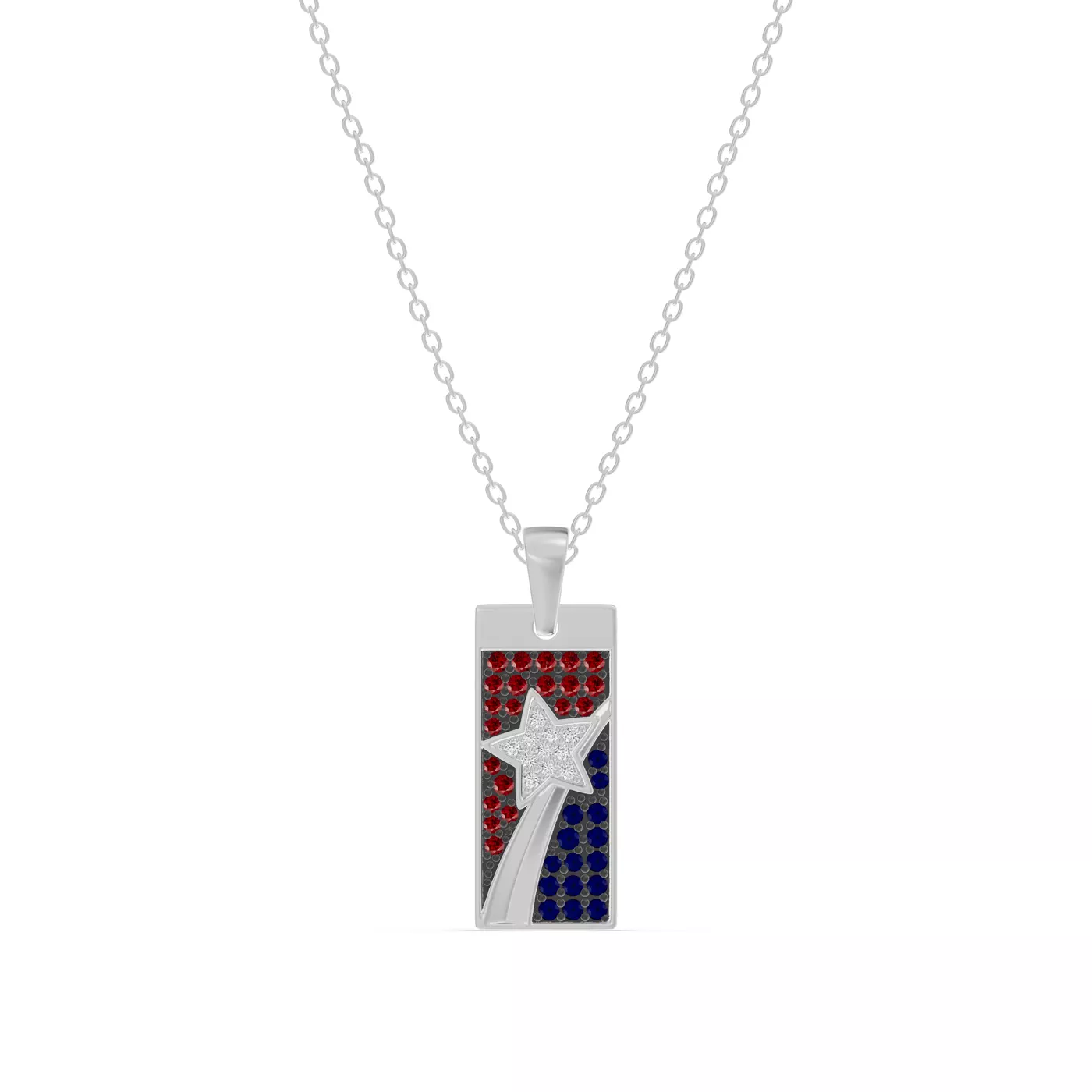 Diamond-First Design 14K White Gold Engagement Ring