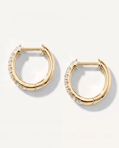 Diamond Hoop Earrings (12mm)