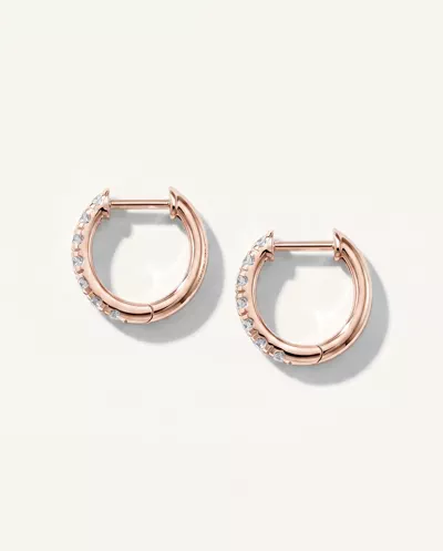 Lab Diamond Huggie Earrings (10mm)
