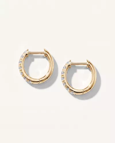 Diamond Huggie Earrings (10mm)
