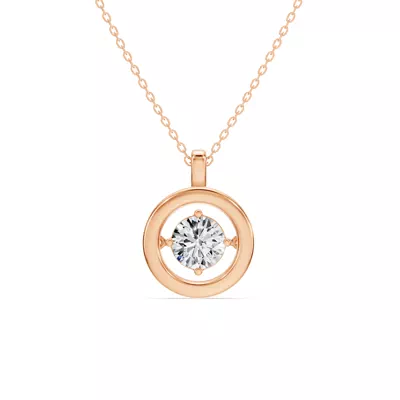 Evermotion Round Lab Diamond Pendant (1.00 ct.)