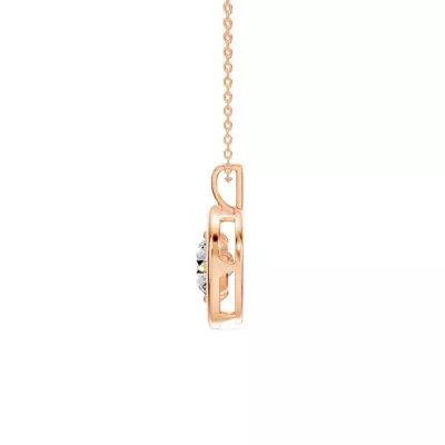 Evermotion Round Lab Diamond Pendant (1.00 ct.)