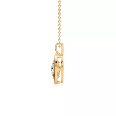 Evermotion Round Lab Diamond Pendant (1.00 ct.)
