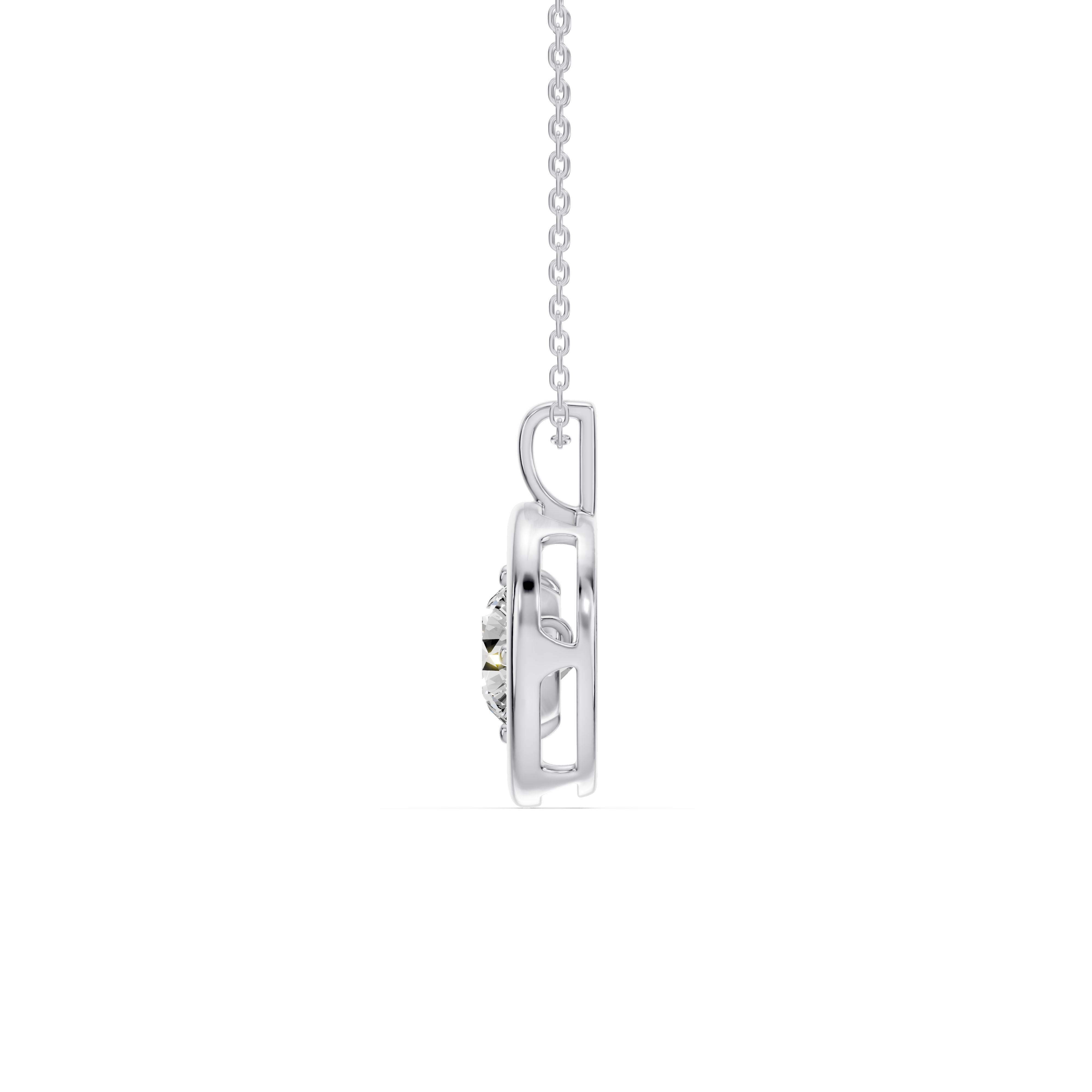 Evermotion Round Lab Diamond Pendant (1.00 ct.)