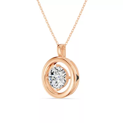 Evermotion Round Lab Diamond Pendant (2.00 ct.)