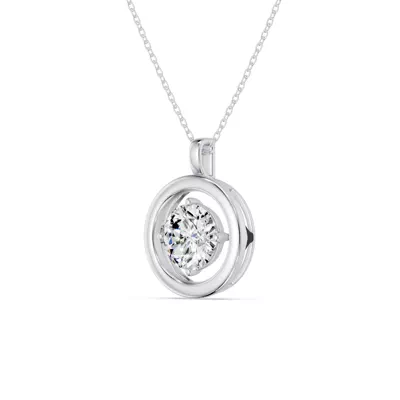 Evermotion Round Lab Diamond Pendant (2.00 ct.)