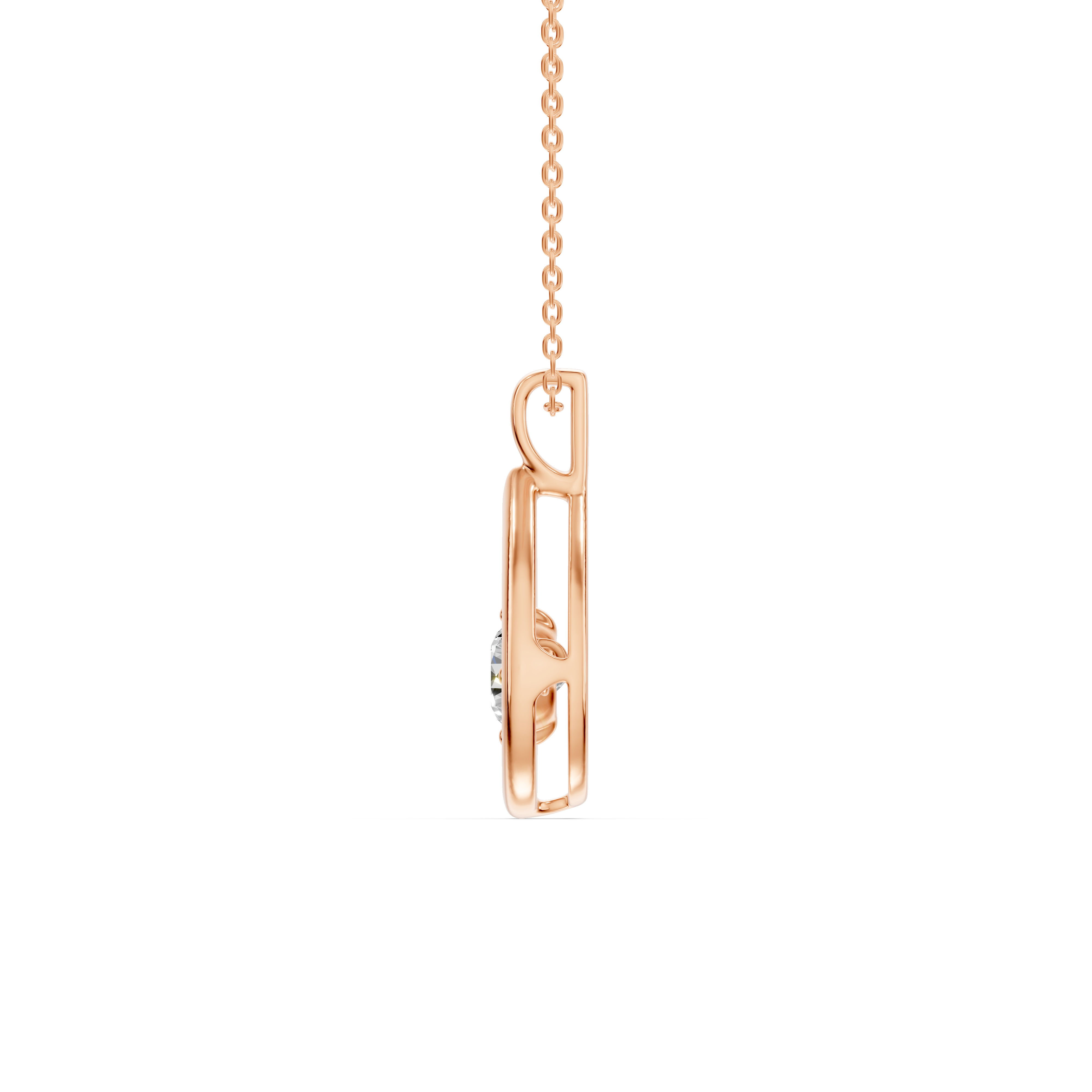 Evermotion Teardrop Lab Diamond Pendant (0.50 ct.)