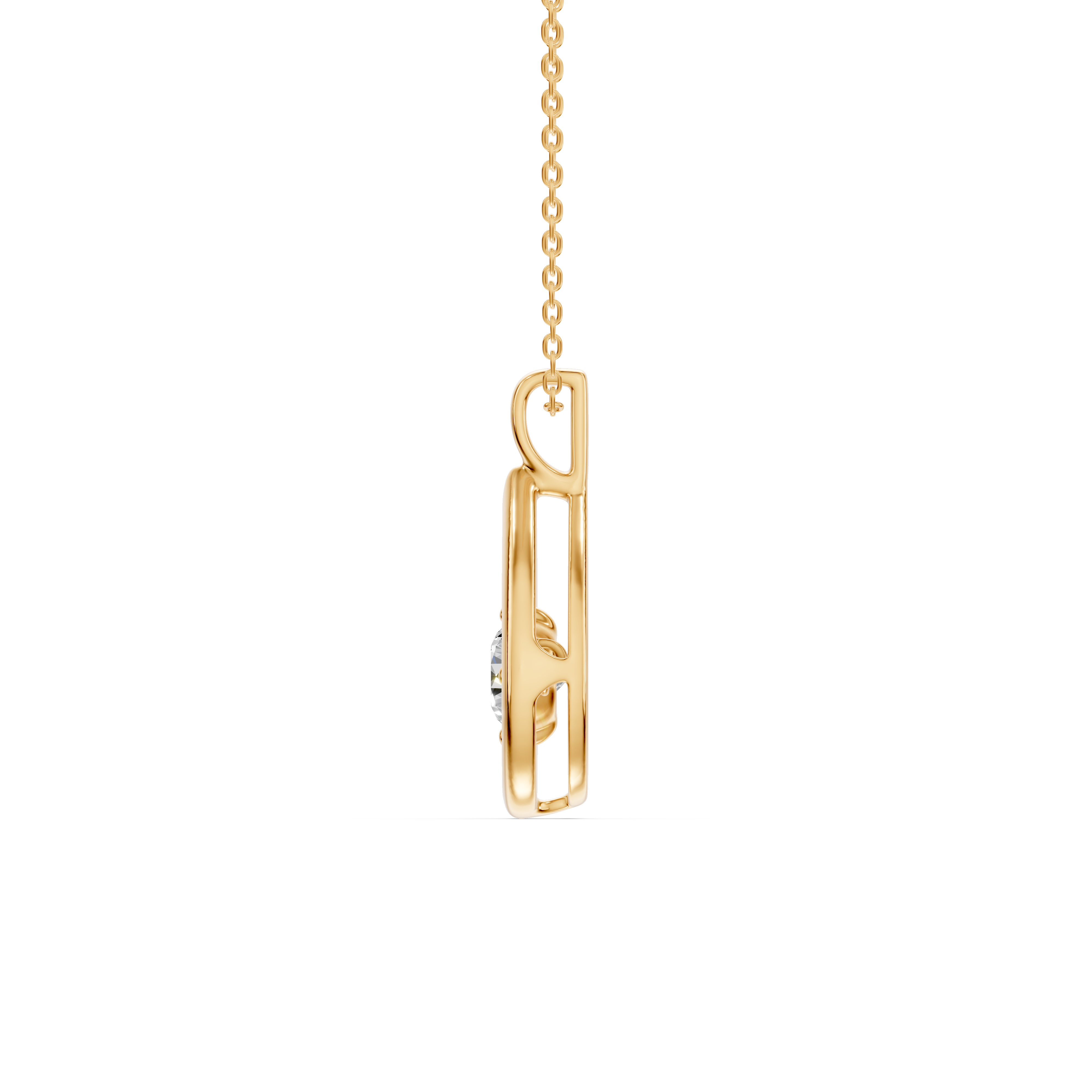 Evermotion Teardrop Lab Diamond Pendant (0.50 ct.)