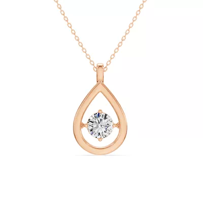 Evermotion Teardrop Lab Diamond Pendant (1.00 ct.)