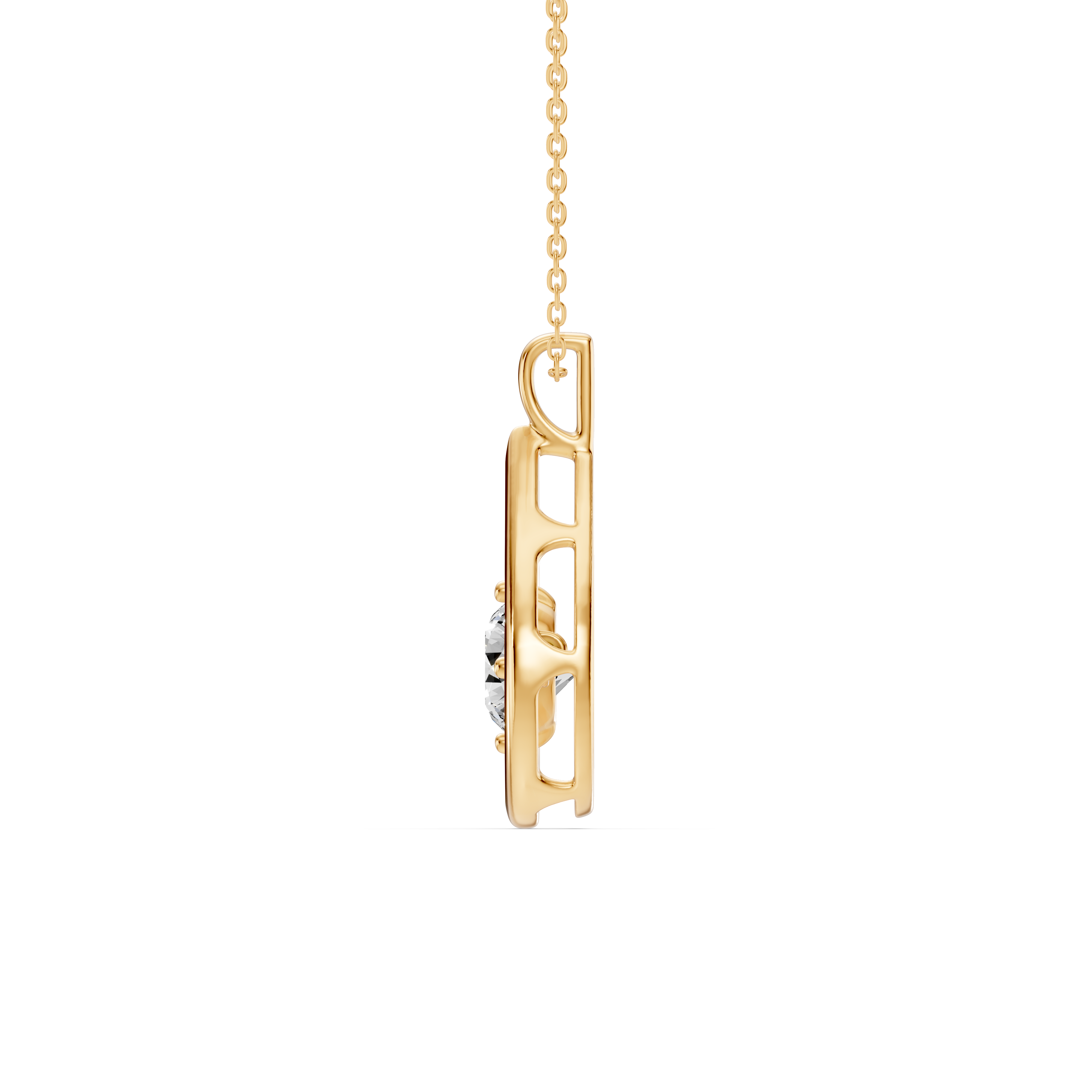 Evermotion Teardrop Lab Diamond Pendant (1.00 ct.)