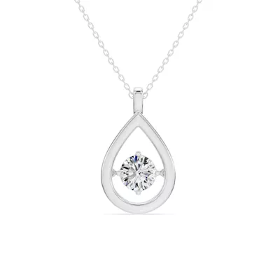 Evermotion Teardrop Lab Diamond Pendant (1.00 ct.)