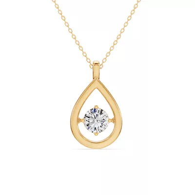 Evermotion Teardrop Lab Diamond Pendant (1.00 ct.)
