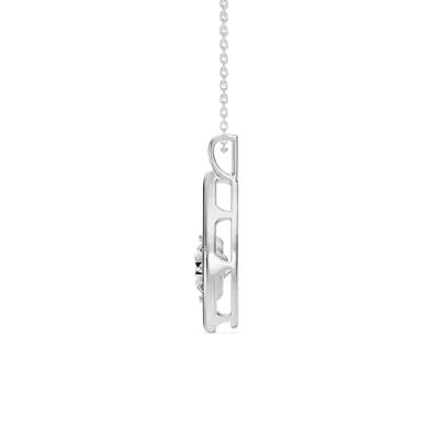 Evermotion Teardrop Lab Diamond Pendant (1.00 ct.)
