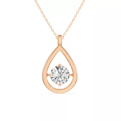 Evermotion Teardrop Lab Diamond Pendant (2.00 ct.)