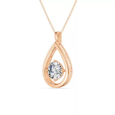 Evermotion Teardrop Lab Diamond Pendant (2.00 ct.)