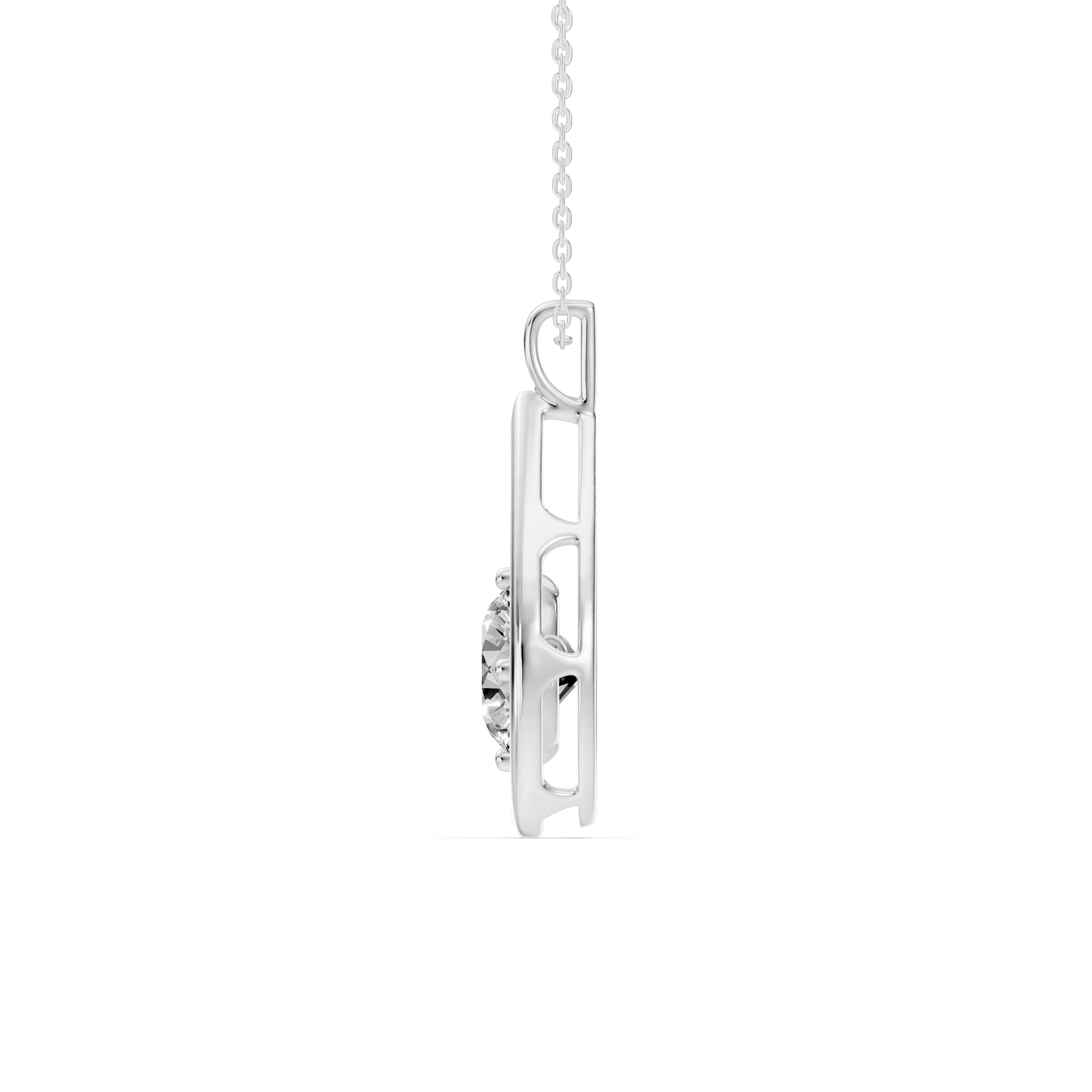 Evermotion Teardrop Lab Diamond Pendant (2.00 ct.)