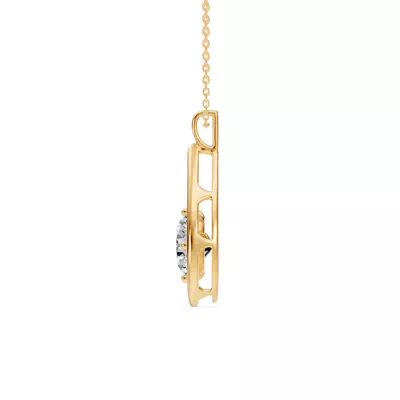 Evermotion Teardrop Lab Diamond Pendant (2.00 ct.)