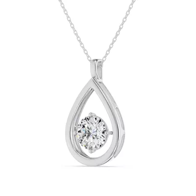 Evermotion Teardrop Lab Diamond Pendant (2.00 ct.)