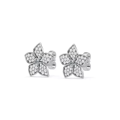 Fleur Pavé Lab Diamond Earrings