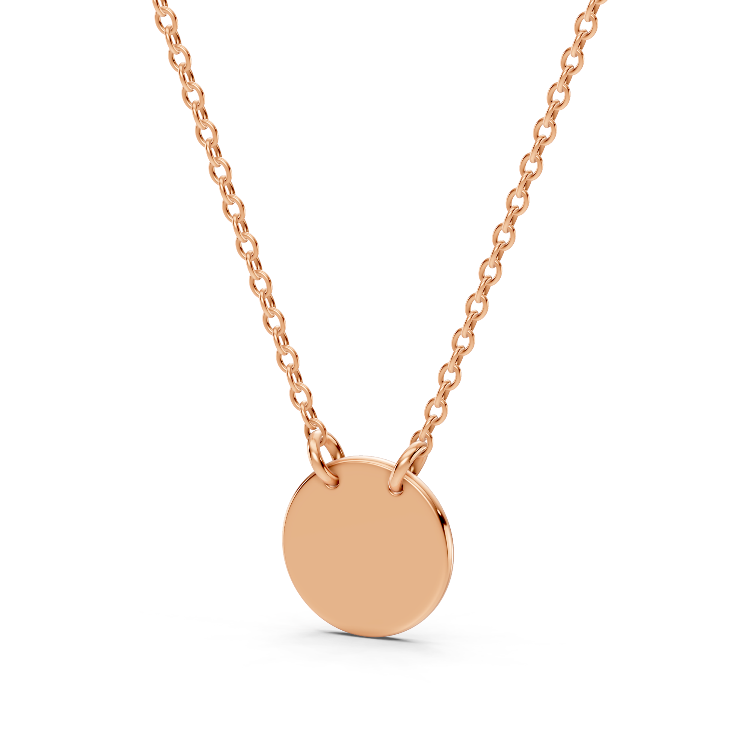 Engravable Disc Necklace