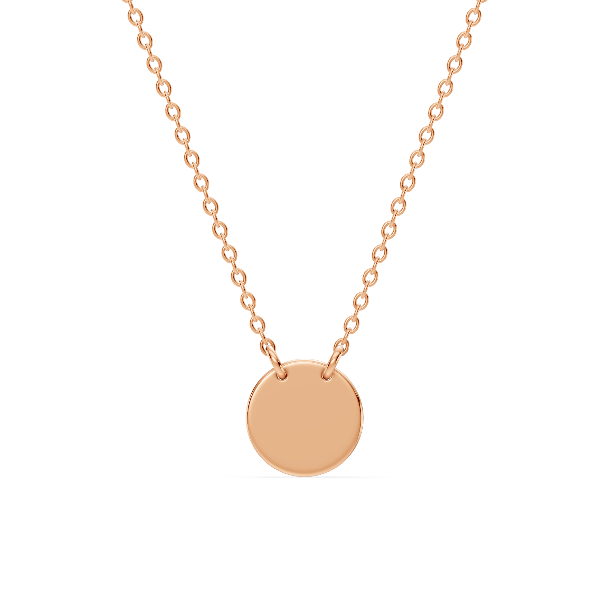 Engravable Disc Necklace