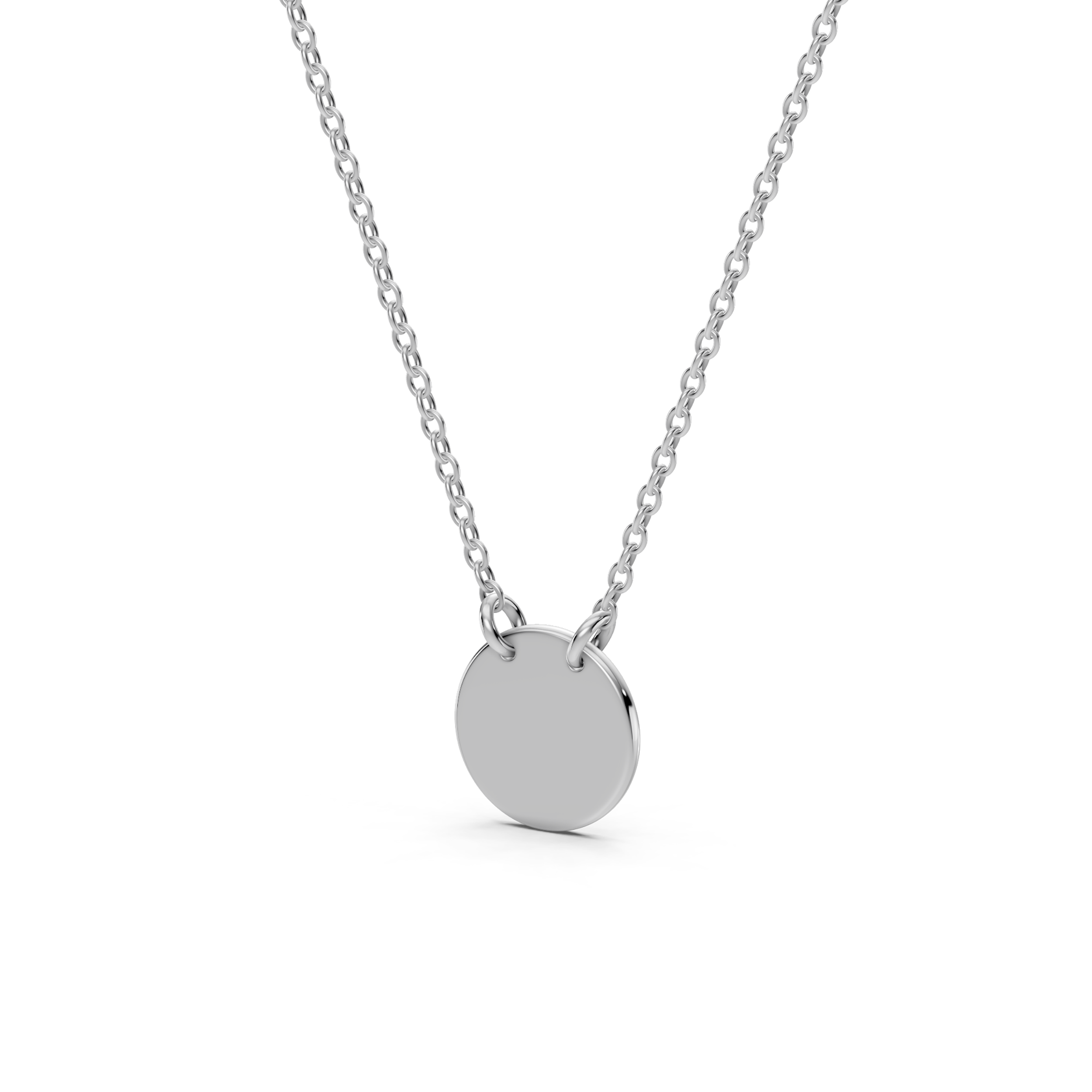 Engravable Disc Necklace