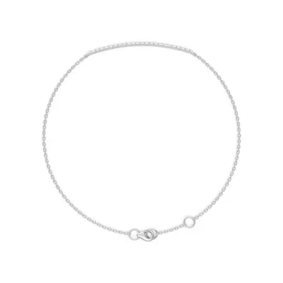 Petite Pavé Lab Diamond Bar Bracelet