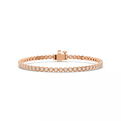 Bezel-Set Lab Diamond Tennis Bracelet (2 ct. tw.)