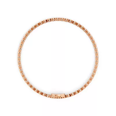 Bezel-Set Lab Diamond Tennis Bracelet (2 ct. tw.)