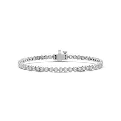 Bezel-Set Lab Diamond Tennis Bracelet (2 ct. tw.)