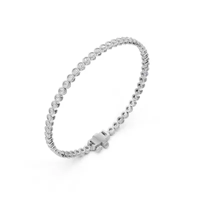 Bezel-Set Lab Diamond Tennis Bracelet (2 ct. tw.)