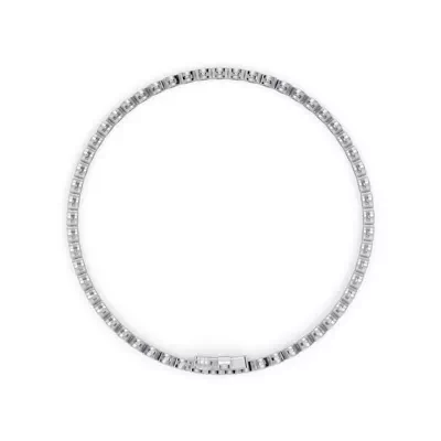 Bezel-Set Lab Diamond Tennis Bracelet (2 ct. tw.)