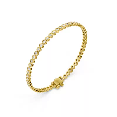 Bezel-Set Lab Diamond Tennis Bracelet (2 ct. tw.)