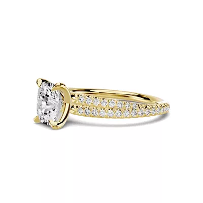 Avalon Crossover 1.00 ct. Elongated Cushion Lab Engagement Ring