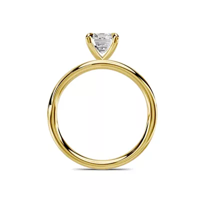 Avalon Crossover 1.00 ct. Emerald-Cut Lab Engagement Ring
