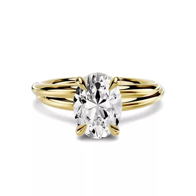 Avalon Crossover 1.00 ct. Oval Lab Engagement Ring