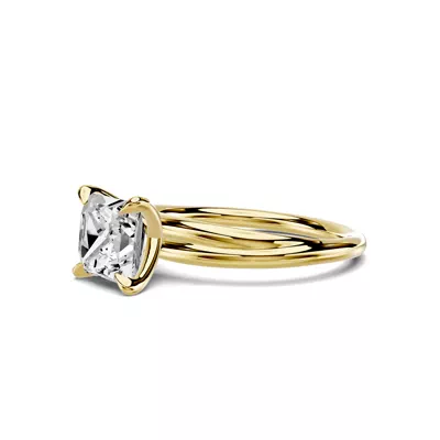 Avalon Crossover 1.50 ct. Princess-Cut Lab Engagement Ring