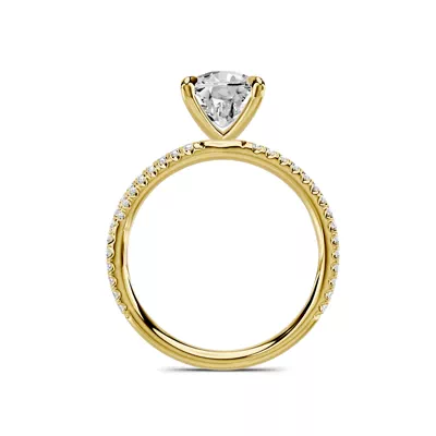 Avalon Crossover 2.00 ct. Elongated Cushion Lab Engagement Ring