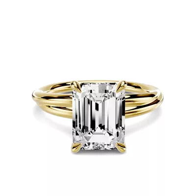 Avalon Crossover 2.50 ct. Emerald-Cut Lab Engagement Ring
