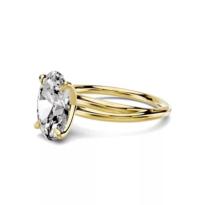 Avalon Crossover 3.00 ct. Oval Lab Engagement Ring