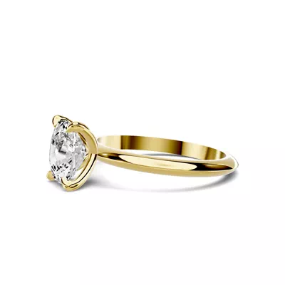 Serra Knife Edge 1.50 ct. Elongated Cushion Lab Engagement Ring (2mm)