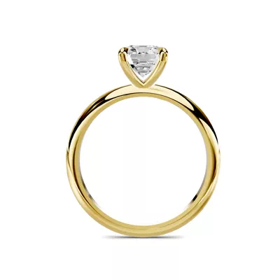Serra Knife Edge 1.50 ct. Emerald-Cut Lab Engagement Ring (2mm)
