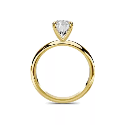 Serra Knife Edge 2.00 ct. Oval Lab Engagement Ring (2mm)