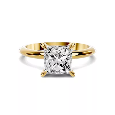 Serra Knife Edge 2.00 ct. Princess-Cut Lab Engagement Ring (2mm)