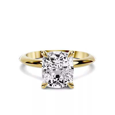 Serra Knife Edge 2.50 ct. Elongated Cushion Lab Engagement Ring (2mm)