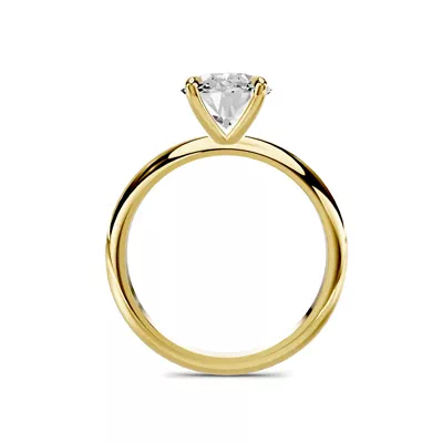 Serra Knife Edge 2.50 ct. Oval Lab Engagement Ring (2mm)