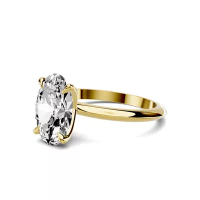 Serra Knife Edge 2.50 ct. Oval Lab Engagement Ring (2mm)