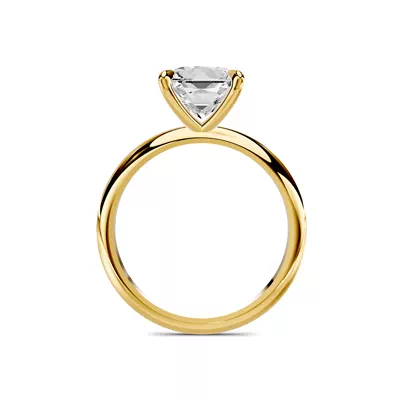 Serra Knife Edge 2.50 ct. Princess-Cut Lab Engagement Ring (2mm)